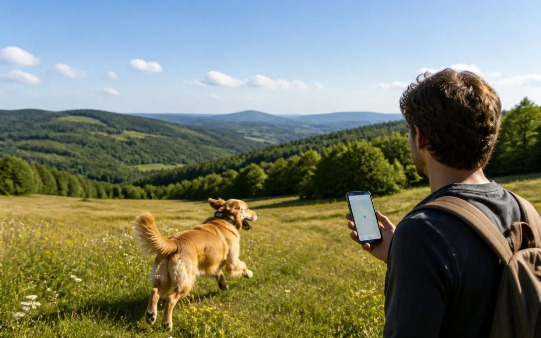 Aventure canine avec suivi gps