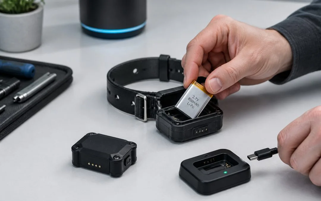 Remplacement batterie appareil de suivi