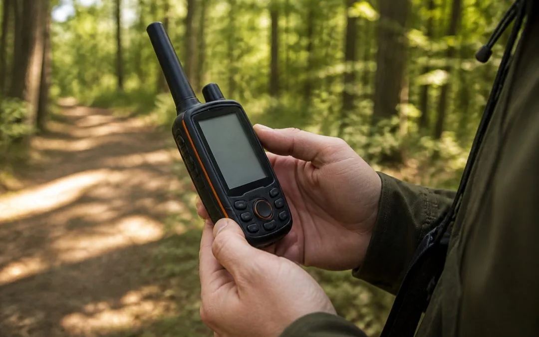 Gps dans la foret