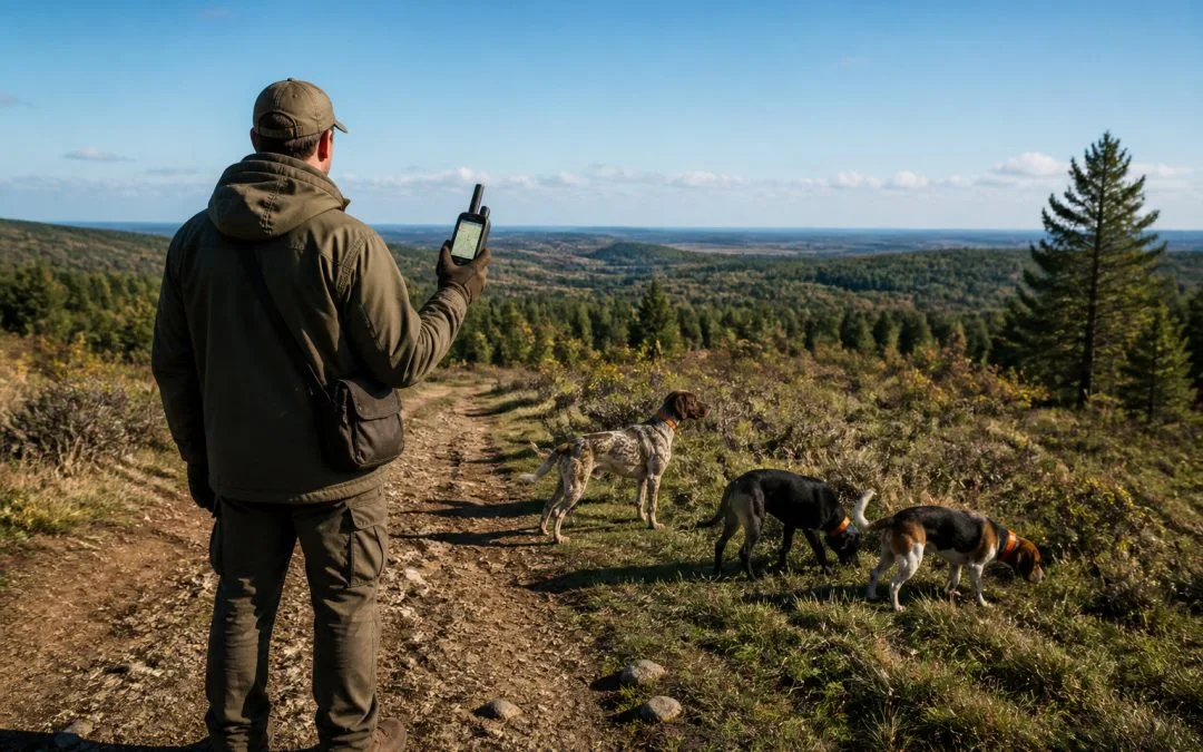 Guide et chiens a laube